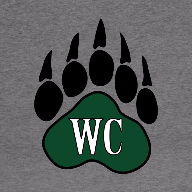 Wildcat Paw Print by ACGraphics